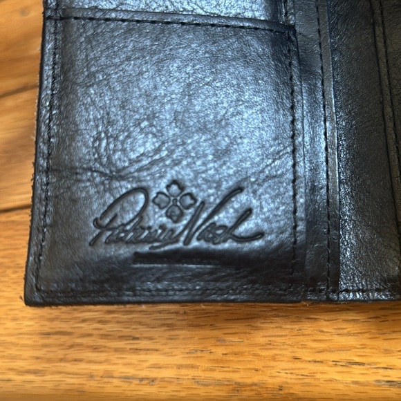 CCO PRICE DROPš„PATRICIA NASH Floral Garden Pattern Brown Trifold Leather Wallet - Picture 4 of 7